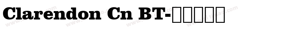 Clarendon Cn BT字体转换